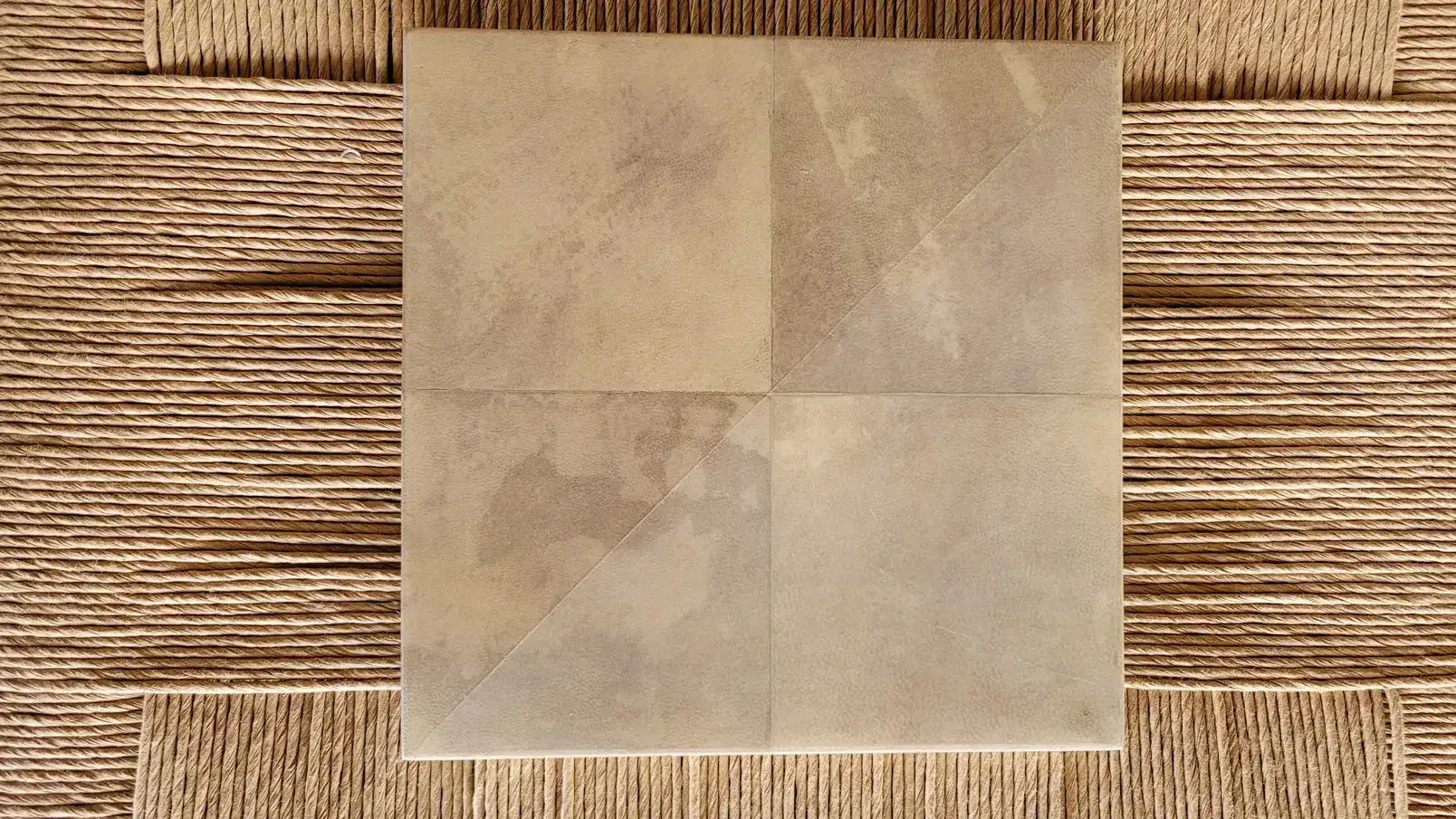 Textura de pergamino natural bitono, piel genuina